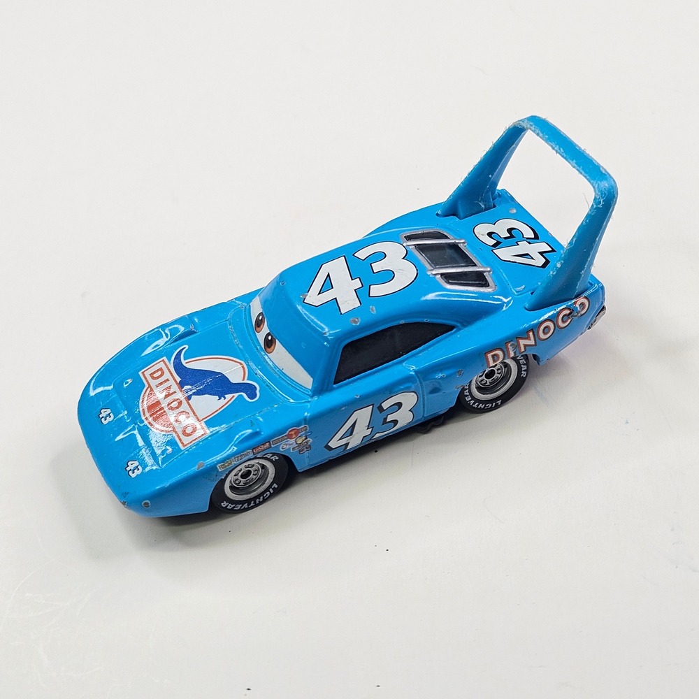 Disney Pixar The King Die-cast Toy Kids Blue Dinoco 43 Strip Weathers Car